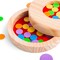 Bigjigs Toys Tiddly Winks Game, Wooden Toys, Board Games, Travel Games for Kids, Pocket Money Toys, Ages 3+